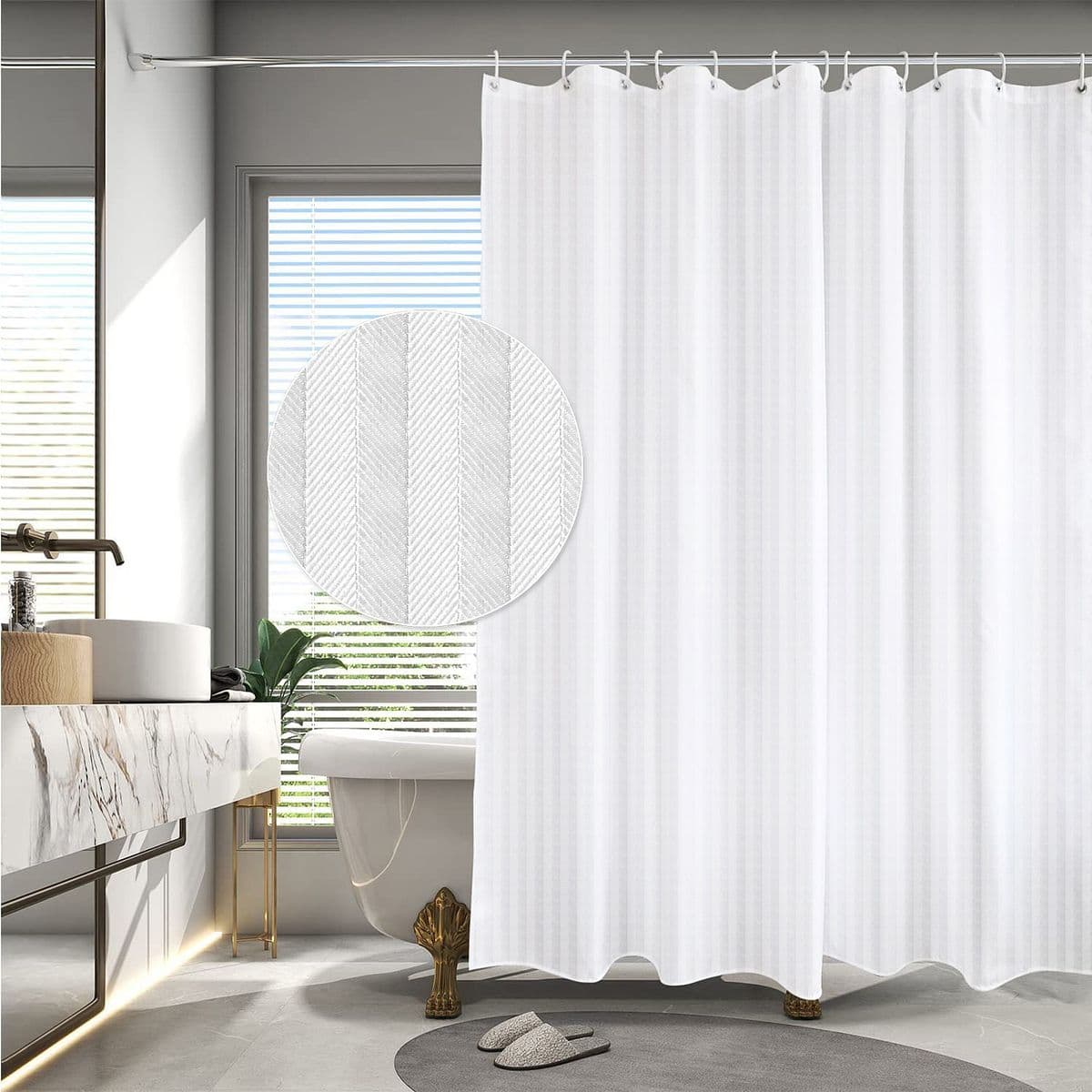 Eyelet Herringbone with Liner without Window